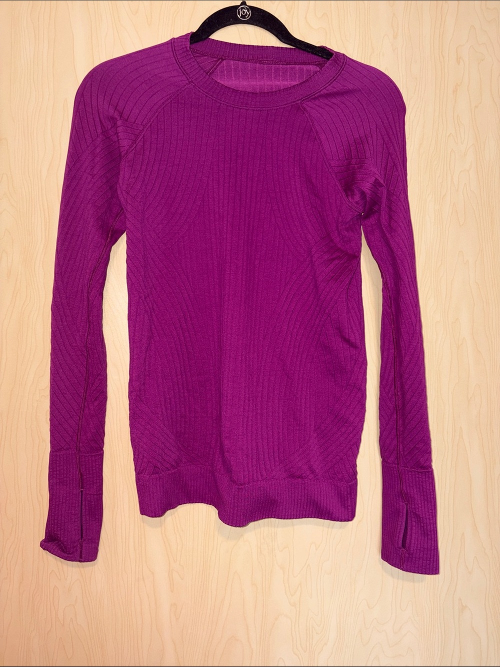 Lululemon Women’s Long-Sleeve Ribbed Crewneck Top - Purple